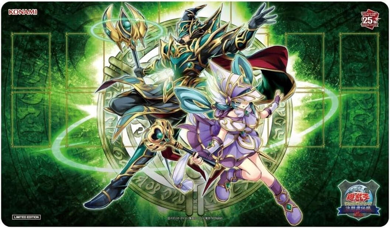 Yu-Gi-Oh 25th Magicians of Bonds and Unity Duel Set Playmat with Sleeves 100 pcs