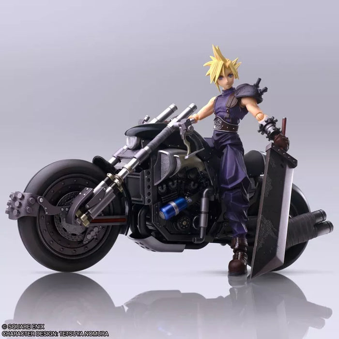 Square Enix Final Fantasy VII Breng Arts Cloud Strife & Hardy-Daytona-figuur