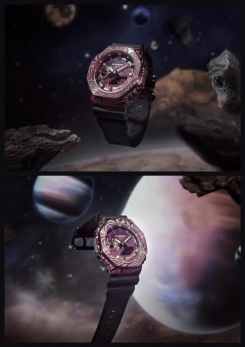 Casio G-Shock Metal recouvert GM-2100mwg-1ajr Analog Digital Men's Watch Japan