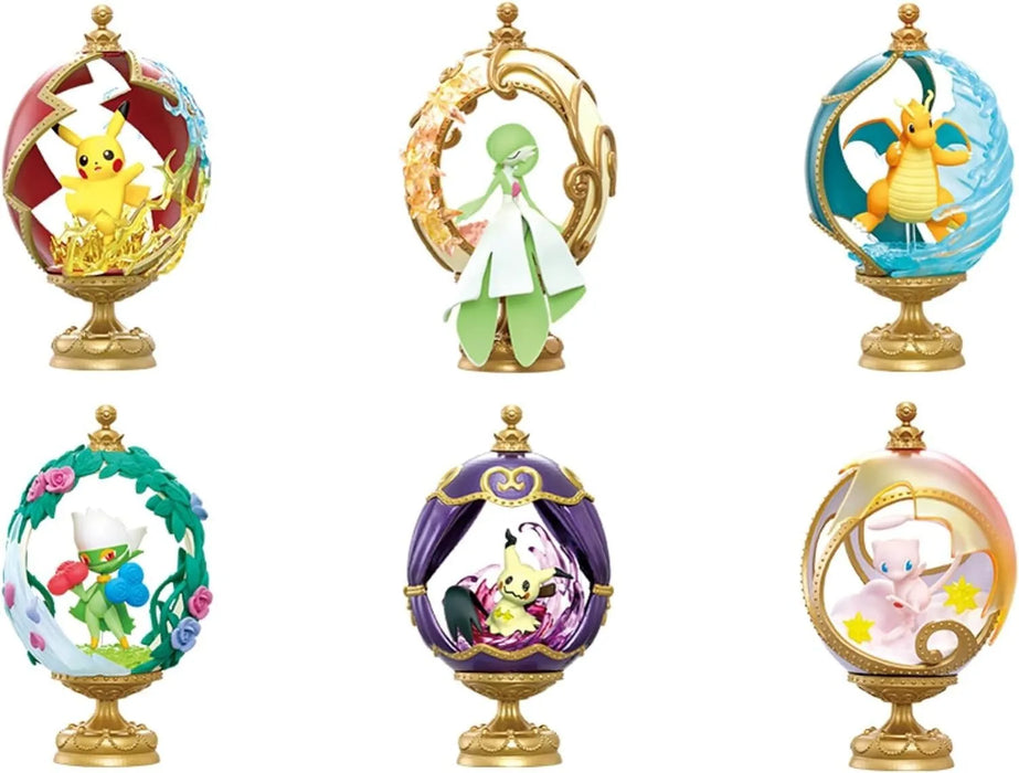 Collection Pokemon Ovaltique Tous les 6 types Figure Japon Officiel