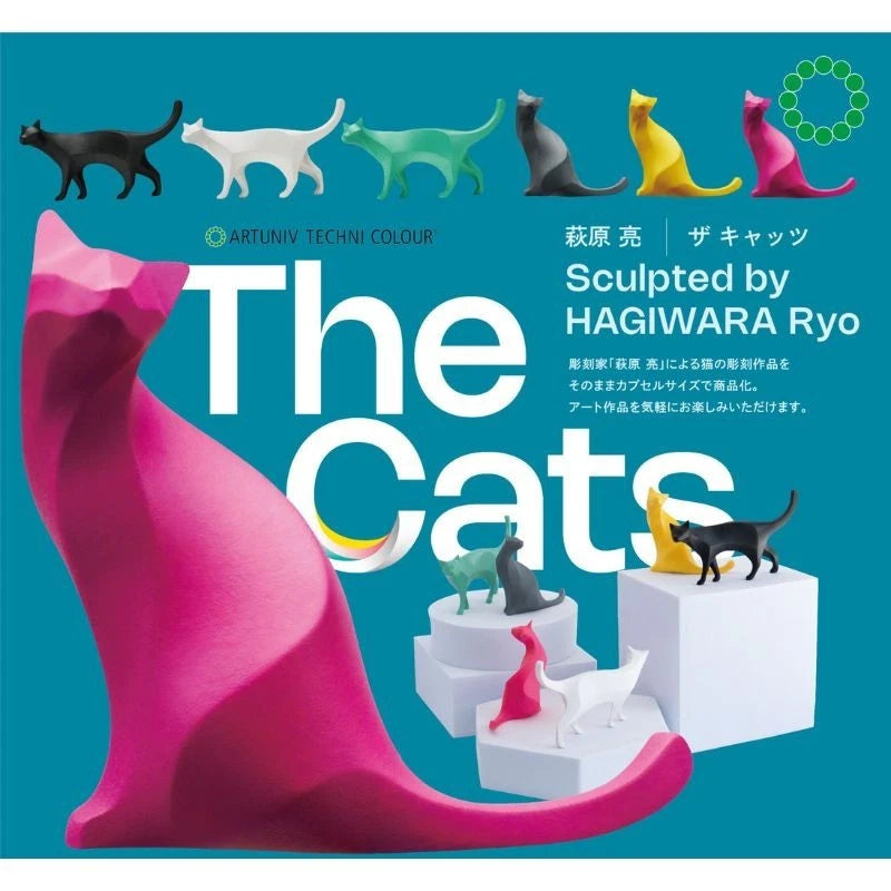 Art Univ. Techni Colour Ryo Hagiwara The Cats Complete Set Figure Capsule Toy