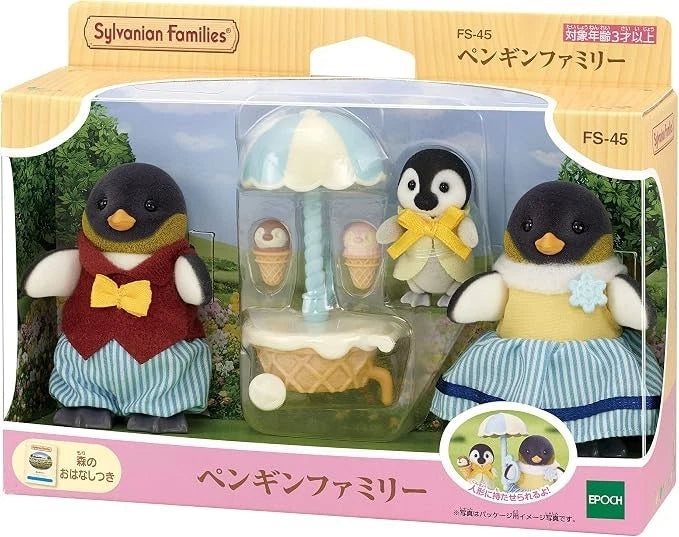 Epoch Sylvanian Families Calico Critters Penguin Family FS-45 JAPAN OFFICIAL