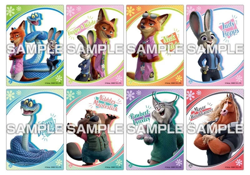 Zootopia 2 Clear Card Collection Gum 18Pack Box TCG Candy Toy JAPAN OFFICIAL