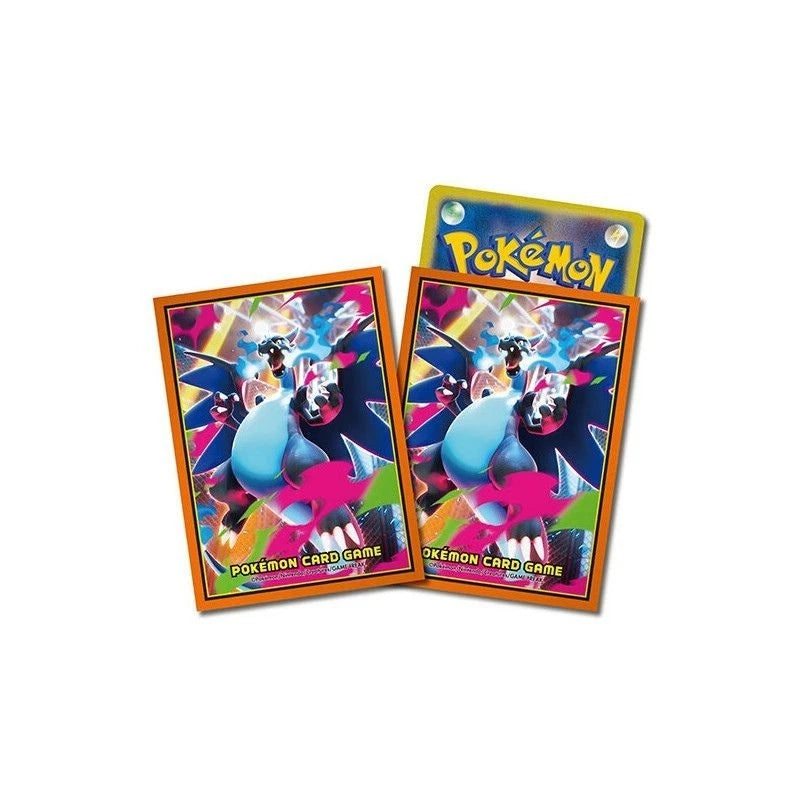 pokemon charizard card sleeves Pokmon TCG: Scorching Charizard Card Sleeves (65 Sleeves)