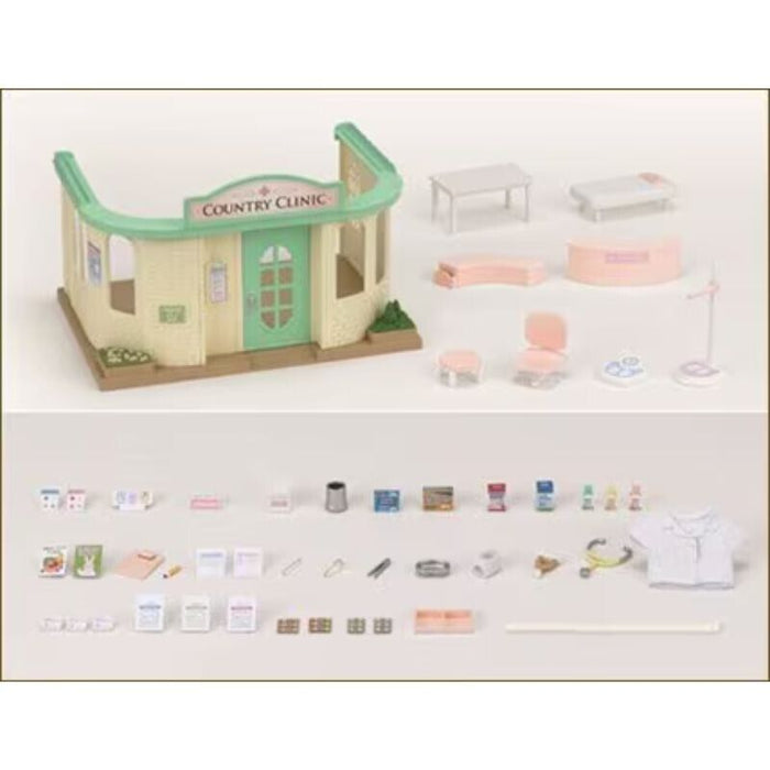 Epoch Familias Sylvanian Calico Critters Country Clinic Hospital H-12 Japón