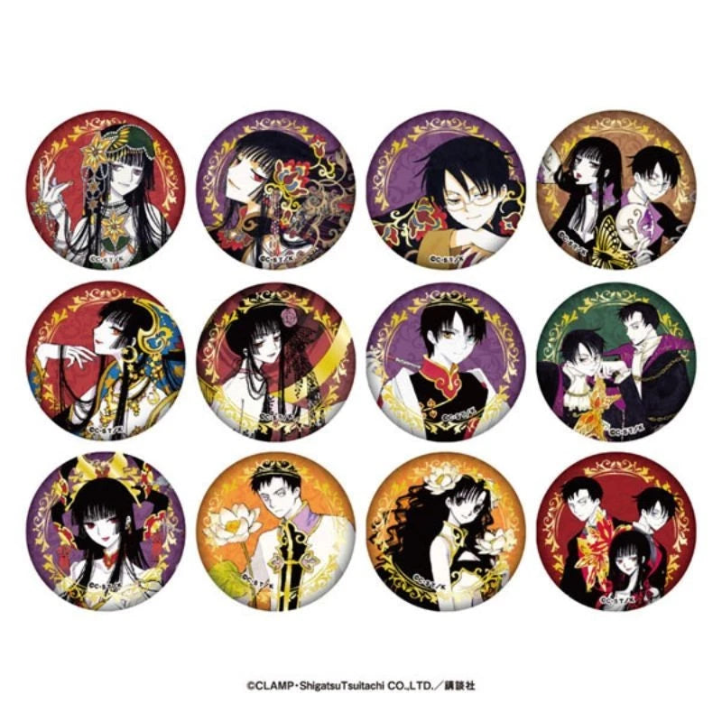 xxxHOLiC Foil Tin Badge Collection 12Pack Box JAPAN OFFICIAL