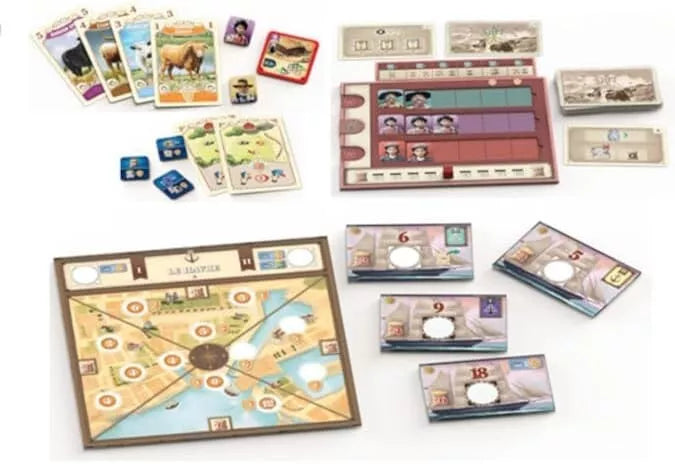 Brettspiel Great Western Trail Argentina, japanische Version. JAPANISCHER BEAMTER