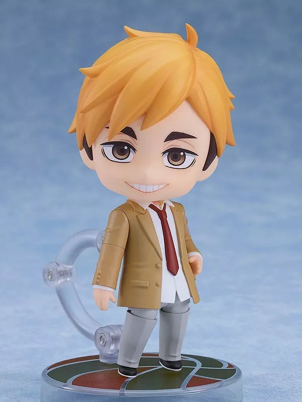 Nendoroid Haikyuu!! Uniforme escolar Atsumu Miya ver. Figura de ação JAPÃO OFICIAL
