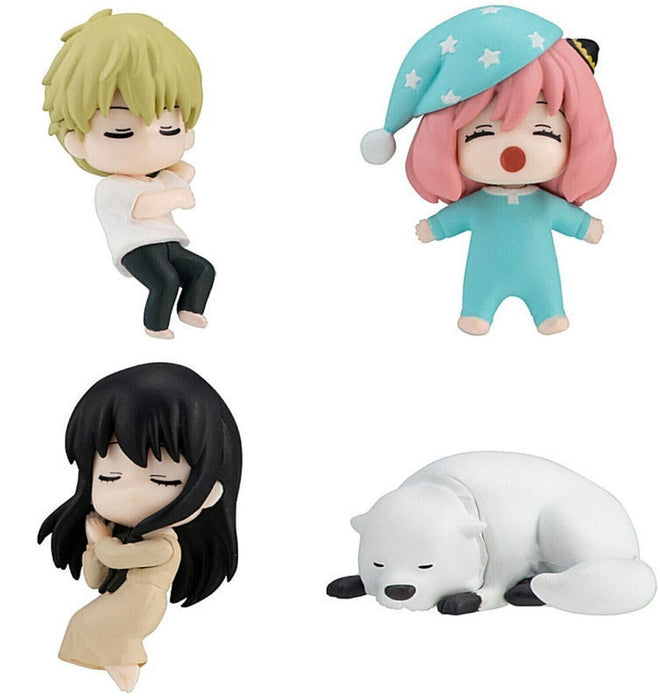 BANDAI SPY x FAMILY Nemurasetai All 4 types Figure Capsule toy JAPAN OFFICIAL