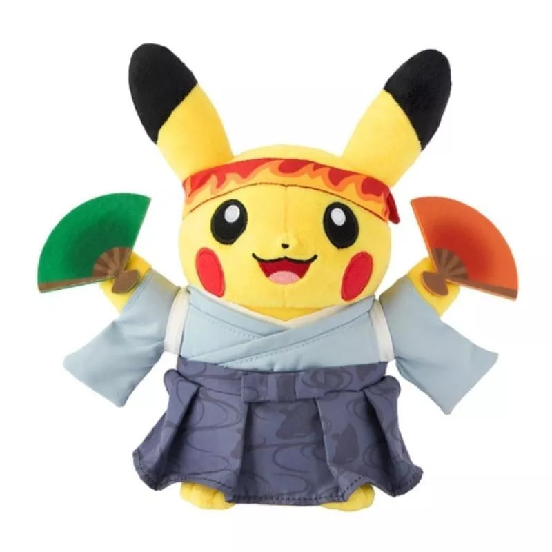 Pokemon Center Original Pikachu Plush Doll Traditional Cheerleader Ver. JAPAN