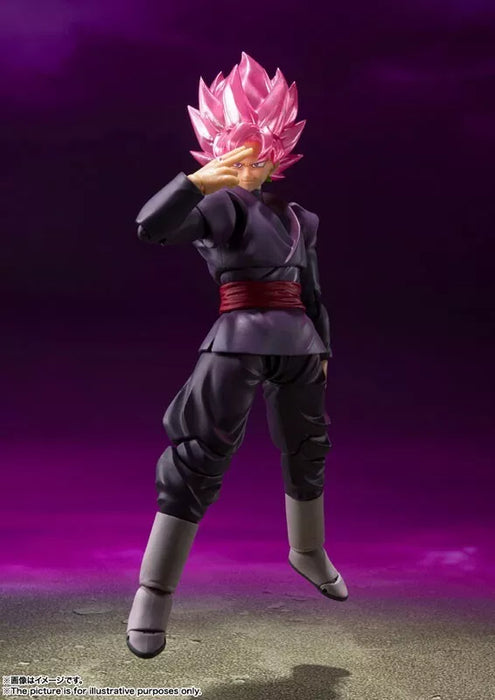 BANDAI S.H.Figuarts Dragon Ball Super Goku Black Super Saiyan Rose Action Figure