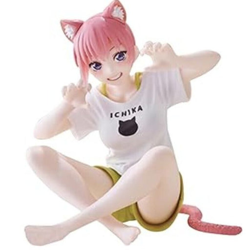 Desktop Cute The Quintessential Quintuplets Ichika Nakano Cat Room Wear Figure