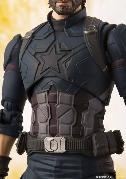 Bandai S. H. Figuarts Avengers Capitán América Figura de guerra Infinity Japón Japón