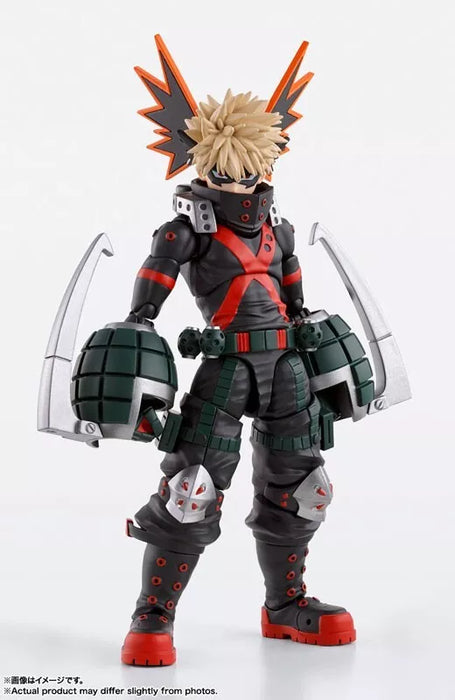 Bandai S.H.Figuarts My Hero Academia Katsuki Bakugo Acción Figura Oficial de Japón