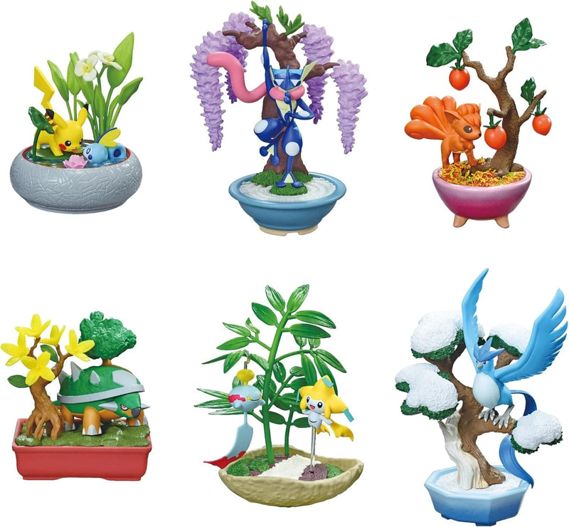 Pokémon Pocket BONSAI 3 Utsuriyuku Kisetsu para Tomo ni Todos os 6 tipos definir figura