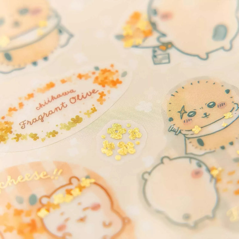 Chiikawa Seal Orange JAPAN OFFICIAL