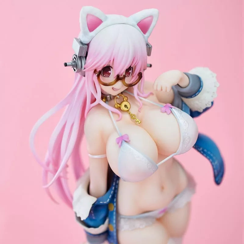 Super Sonico White Cat Ver. Figurar oficial de Japón