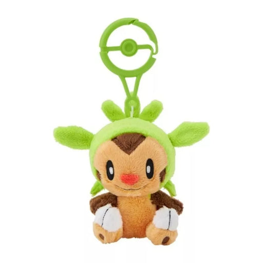 Pokemon Center Original Plush Doll with Carabiner Chespin JAPAN OFFICIAL