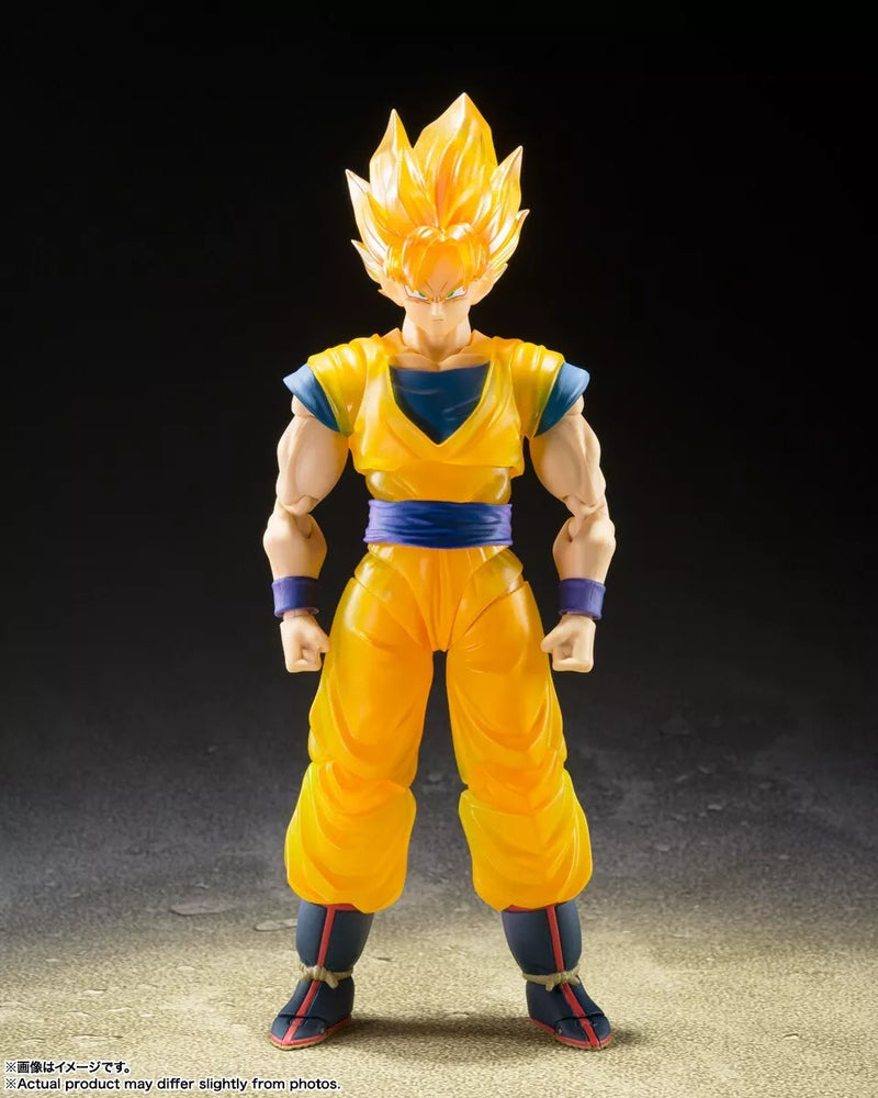 BANDAI S.H.Figuarts Dragon Ball Z Super Saiyan Son Goku Z Fighters Figura de acción