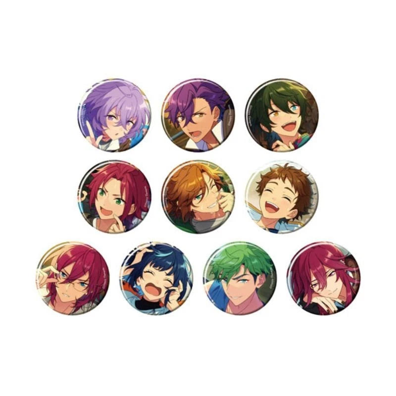 Ensemble Stars!! Collection Tin Badge Casual Side 10Pack Box JAPAN OFFICIAL