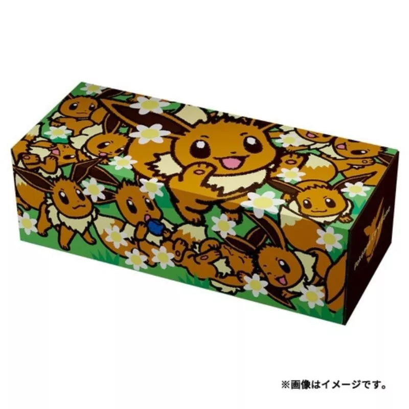 Pokemon Center Original Long Deck Case Eevee JAPAN OFFICIAL