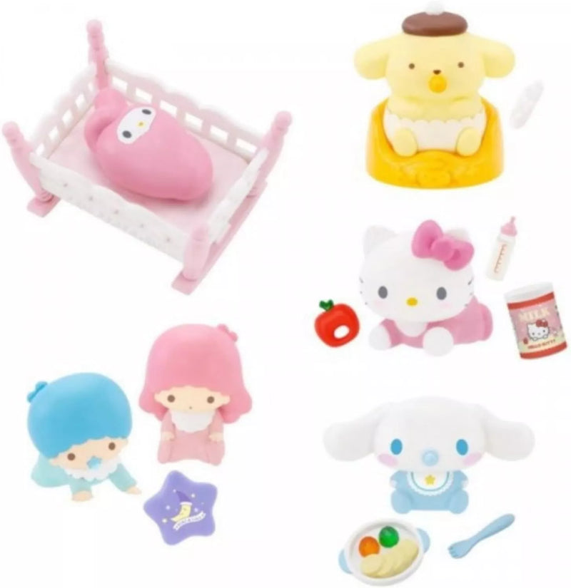 Sanrio – Collection de personnages de chambre de bébé, ensemble complet de figurines, jouet capsule