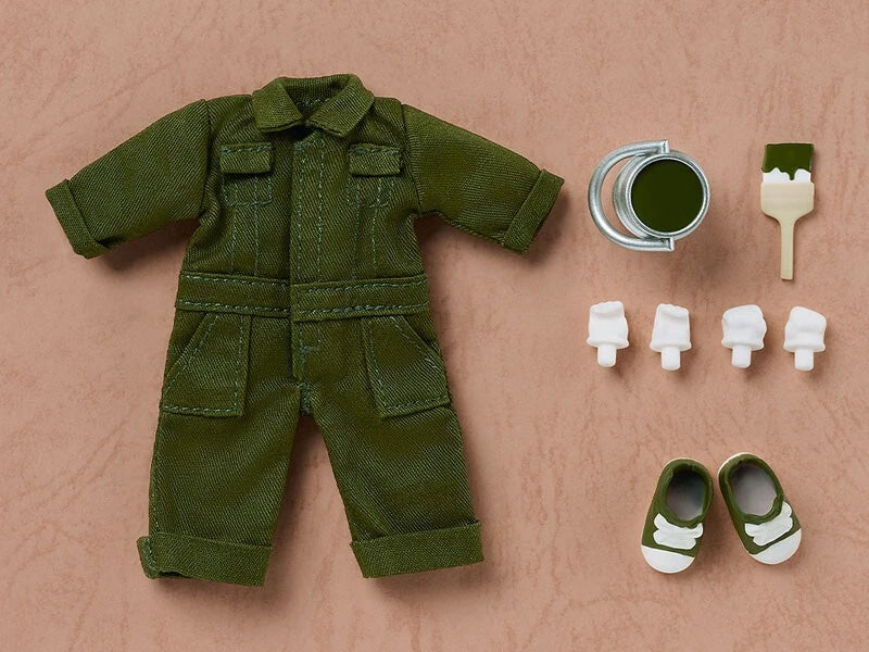 Nendoroid Doll Outfit Set Colorful Coveralls Khaki JAPAN OFFICIAL
