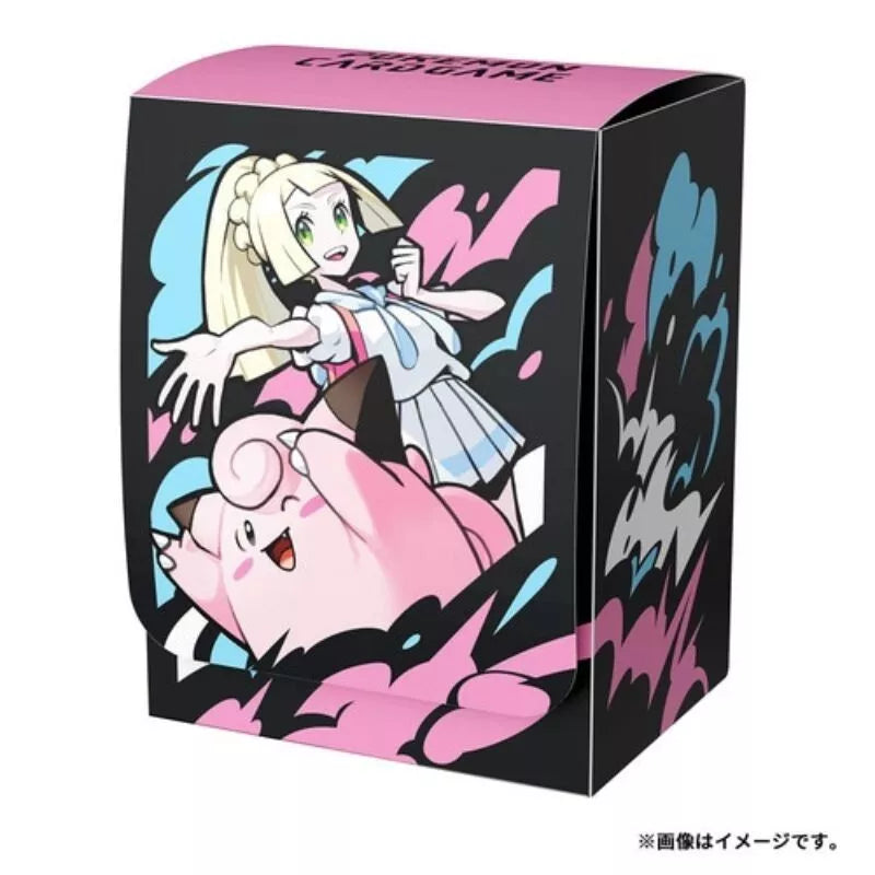 Pokemon Center Original Deck Case Lillie & Clefairy JAPAN OFFICIAL