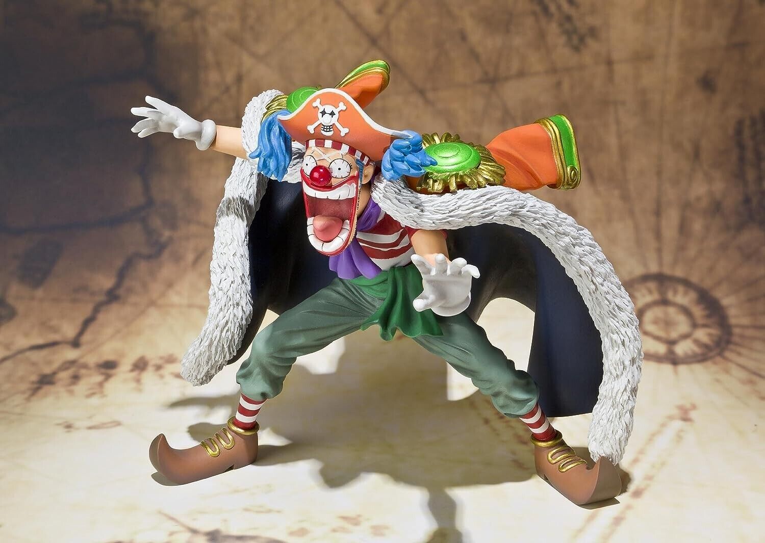 buggy forbidden fruit is sweetest 額装込 Bandai Figuarts Zero One Piece Buggy Figura Oficial Japão