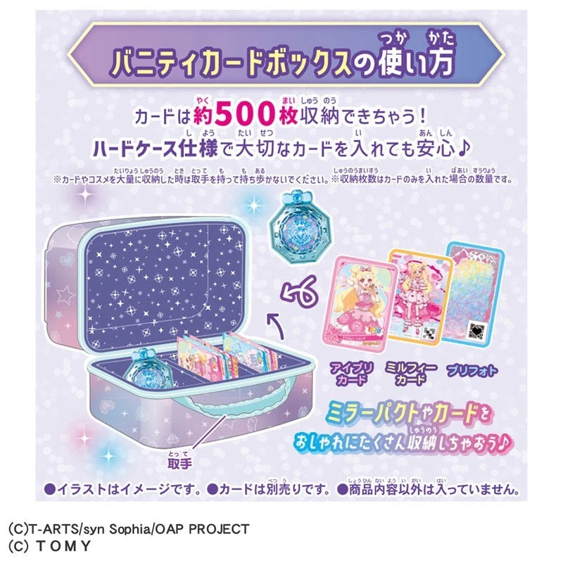 Onegai Aipri Vanity Card Box JAPAN OFFICIAL