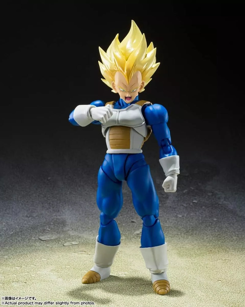 Bandai S.H.FIGUARts Dragon Ball Z Super Saiyan Vegeta Ação Figura Japão