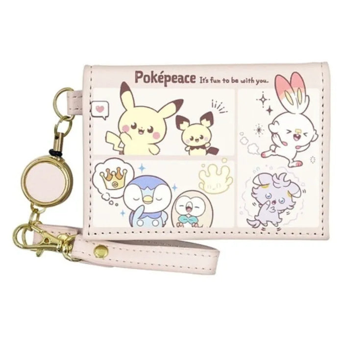 Pokemon Pokepeace Bi-Fold Pass Case JAPAN OFFICIAL