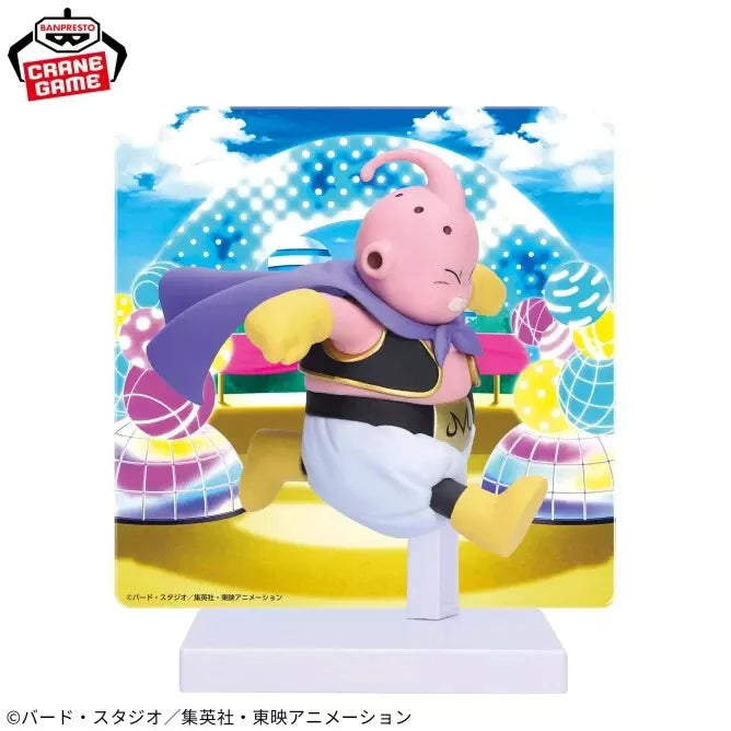 Banpresto Dragon Ball DAIMA Majin Buu Mini Figure with Panel JAPAN OFFICIAL