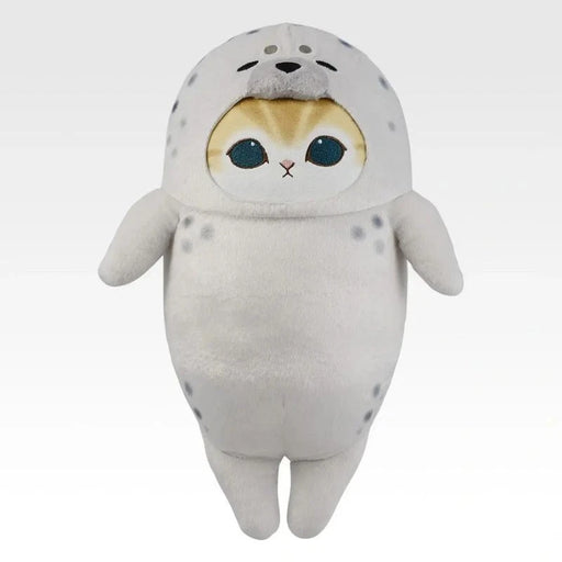 BANDAI Ichiban Kuji Mofusand Seal Cat Hugging Plush Prize Last One JAPAN