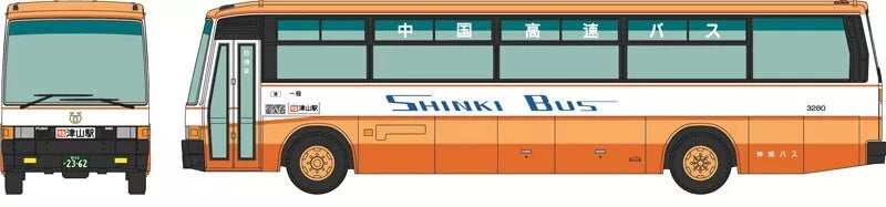 The Bus Collection Chugoku Highway Bus 50º Aniversario Juego de 2 coches JAPÓN