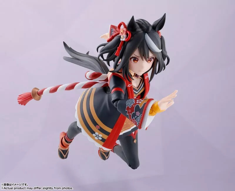 Bandai S.H.Figuarts Umamusume Pretty Derby Kitasan Black Action Figura Japón