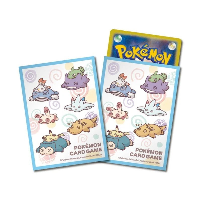 Pokemon Center Original Card Sleeves Fainted Blue JAPAN OFFICIAL