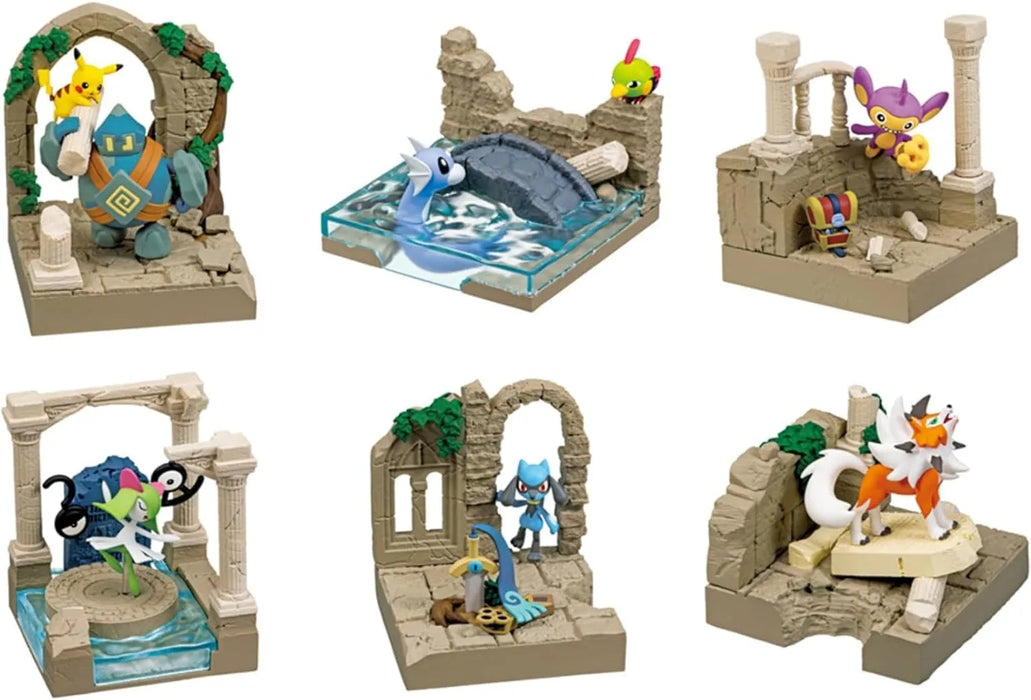 Pokemon Diorama Collection Old Castle Ruins All 6 types Figure JAPAN OFFICIAL