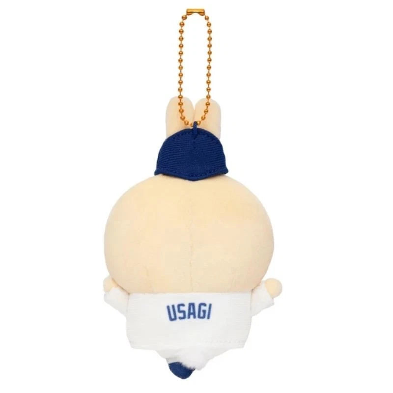 Gray Parka Service Chiikawa x MLB Tokyo Series Mascot Usagi Dodgers Plush JAPAN