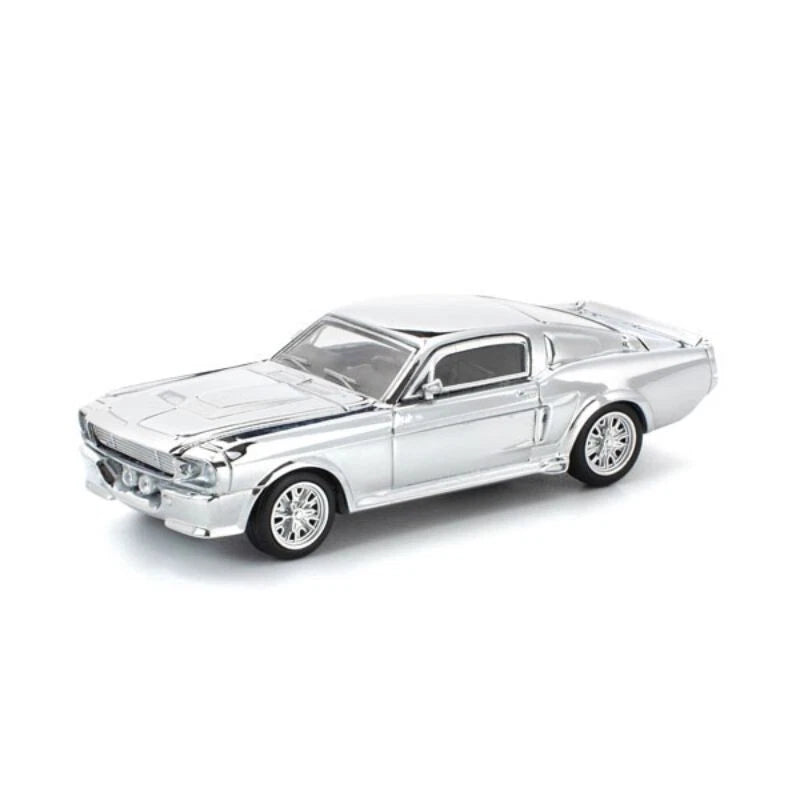 Shelby Mustang GT500 Silver Chrome 1/64 Miniature Car JAPAN OFFICIAL