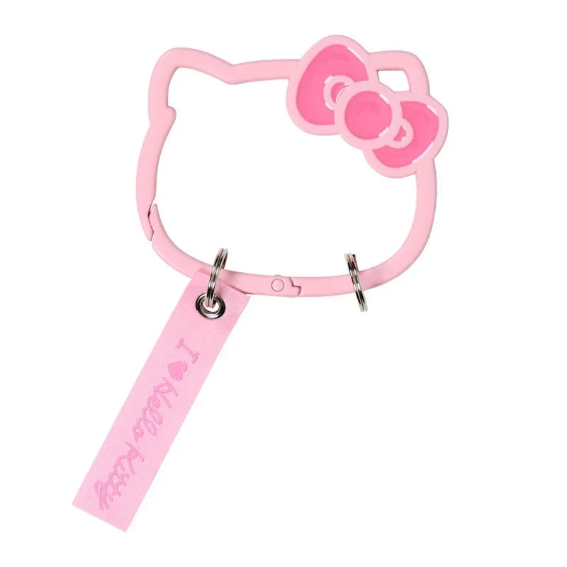Sanrio Hello Kitty Face Shaped Carabiner I Love Hello Kitty Pink JAPAN OFFICIAL
