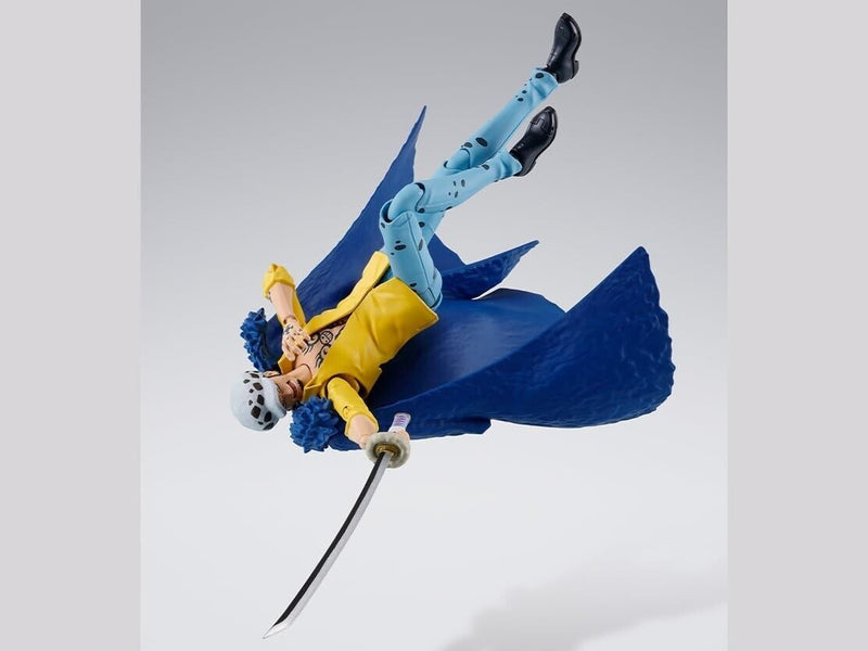 Bandai S.H.Figuarts One Piece Onigashima Raid Trafalgar Law Action Figure Japon