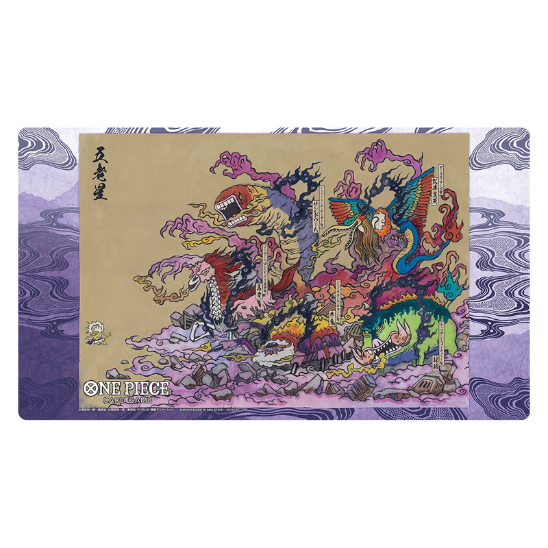 BANDAI ONE PIECE Card Game Base Shop Limited Playmat vol.2 Five Elders JAPAN
