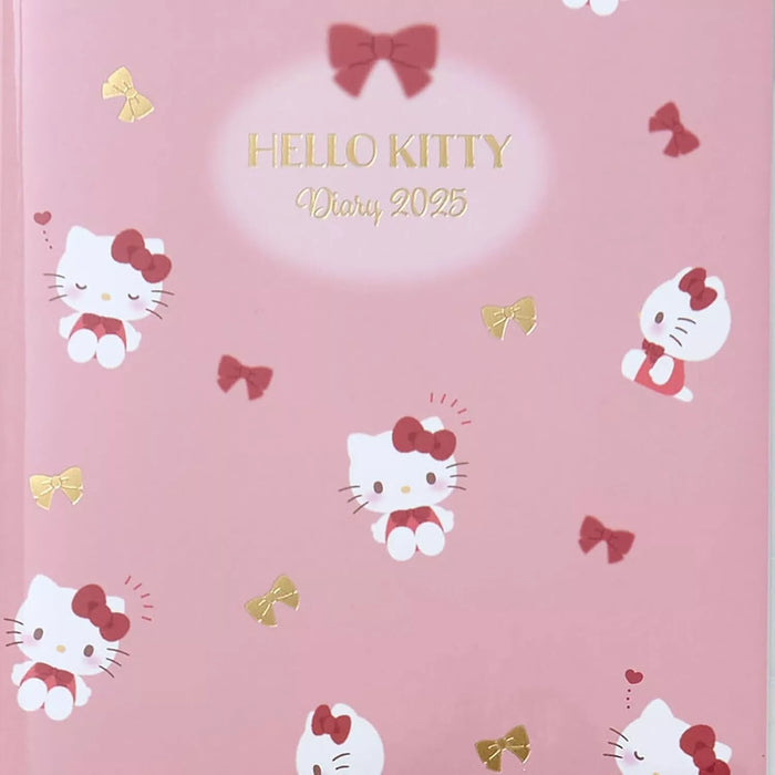 Sanrio Hello Kitty B6 Diary Ruled Type 2025 Schedule Book JAPAN OFFICIAL