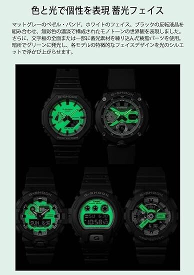 Série Casio G-Shock Hidden Glow DW-6900HD-8JF Digital Gray Men Regardez le Japon