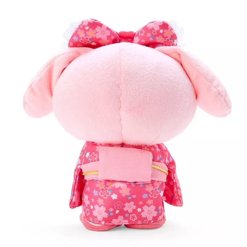 Sanrio My Melody Sakura Kimono Rose Taille S Peluche Poupée JAPON OFFICIEL