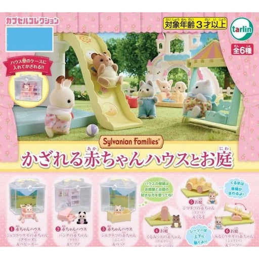 Tarlin Sylvanian Families Baby House and Garden Complete Set Figure Capsule Toy