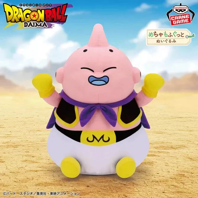 Banpresto Mecha Mofugutto Dragon Ball DAIMA Majin Buu Mini Plush Doll JAPAN