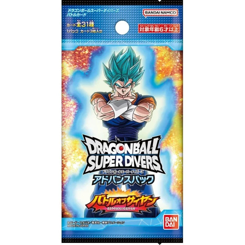 BANDAI Dragon Ball Super Advanced Pack Battle of Saiyan Booster Pack Box TCG