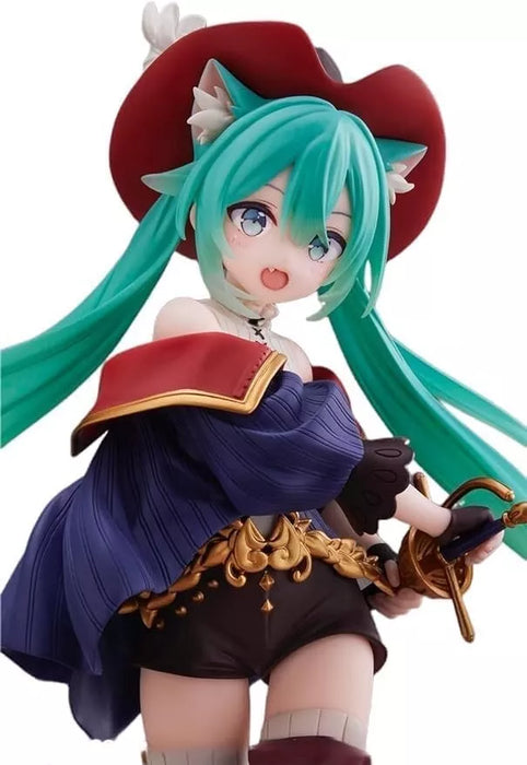 TAITO Hatsune Miku Wonderland Puss in Boots Figure JAPAN OFFICIAL